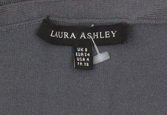 Womens UK Size 8 Laura Ashley Grey Pullover