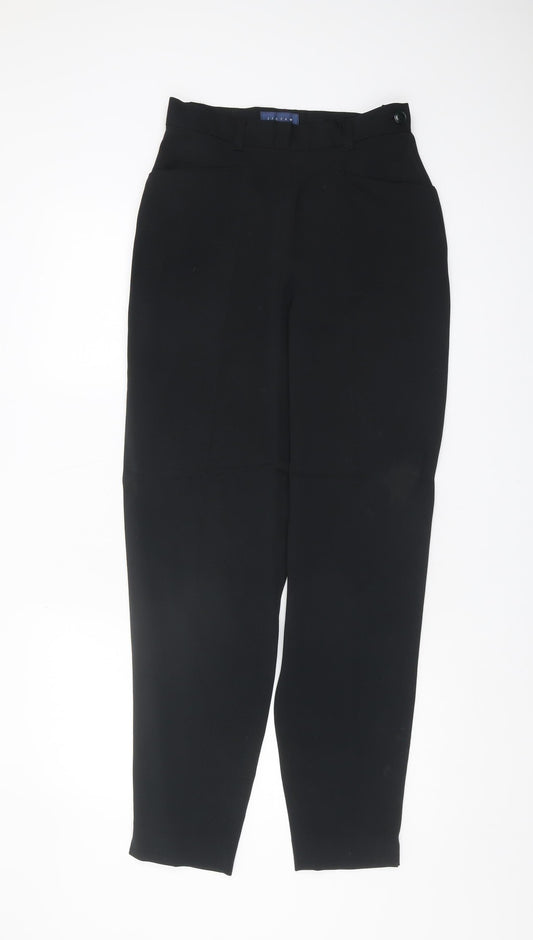 Womens UK Size 2XS Jigsaw Black Trousers