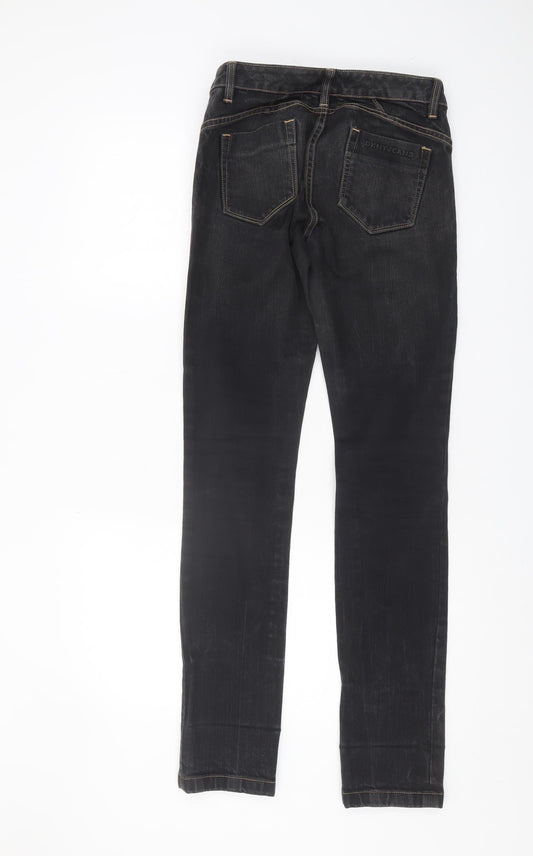 Mens UK Size 27 DKNY Skinny Black Jeans