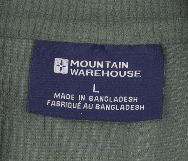 Mens UK Size L Mountain Warehouse Green Pullover Sweatshirt