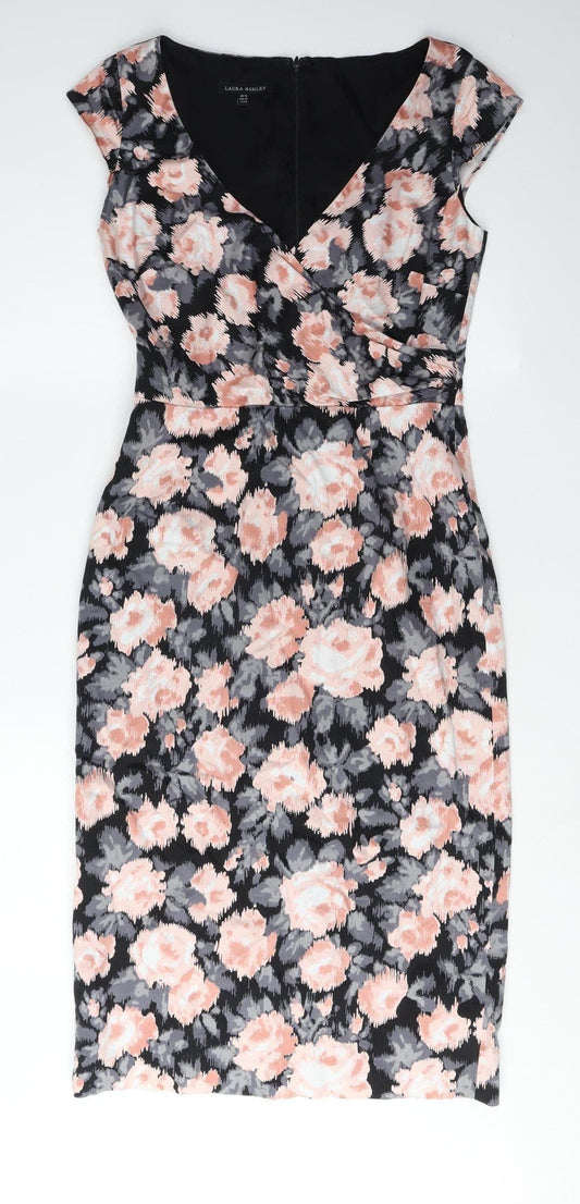 Laura Ashley Women's Multicoloured Floral Pencil Dress