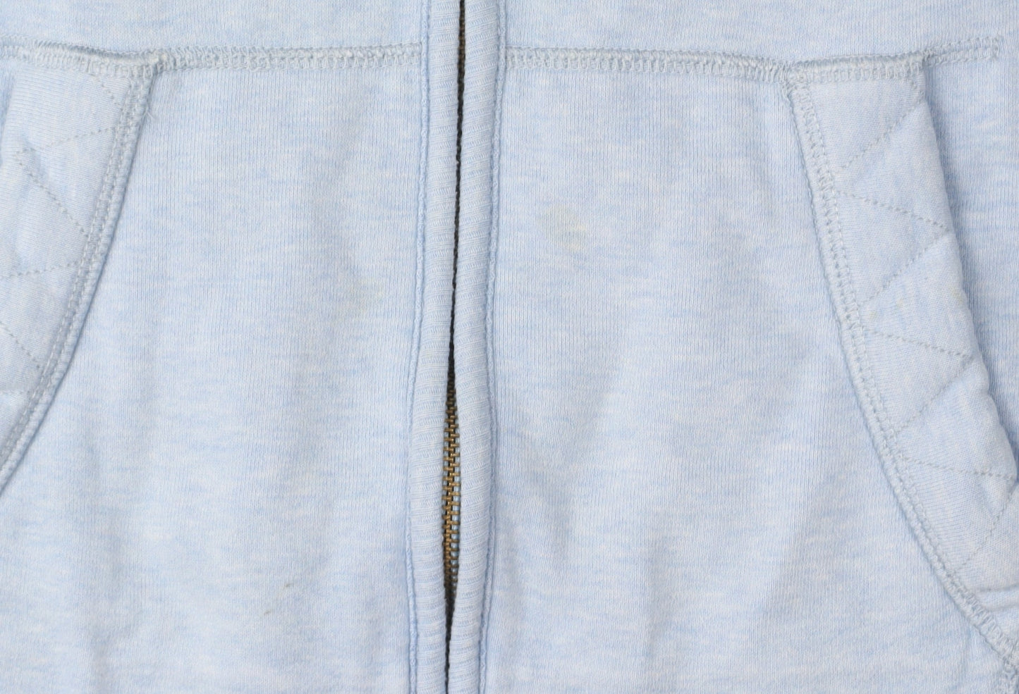 Womens UK Size 8 FatFace Blue Full Zip Hoodie