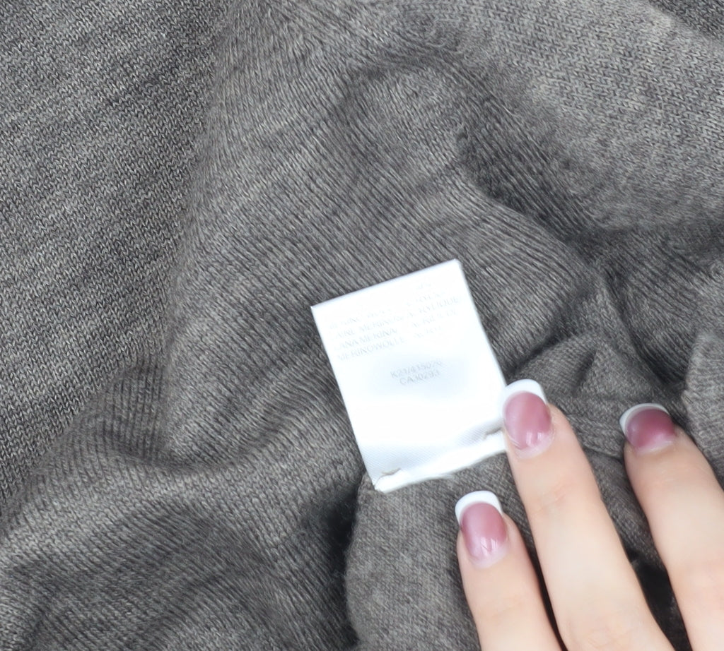 Wolsey Grey Wool V-Neck Pullover Men’s S