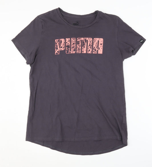 Womens UK Size 14 PUMA Black T-Shirt