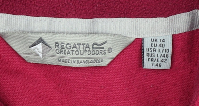 Regatta Women's Red Pullover Sweatshirt Size 14