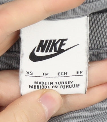 Mens UK Size XS Nike Grey Pullover Sweatshirt
