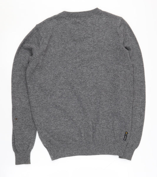 Voi Jeans Men's Grey Wool Pullover Jumper M