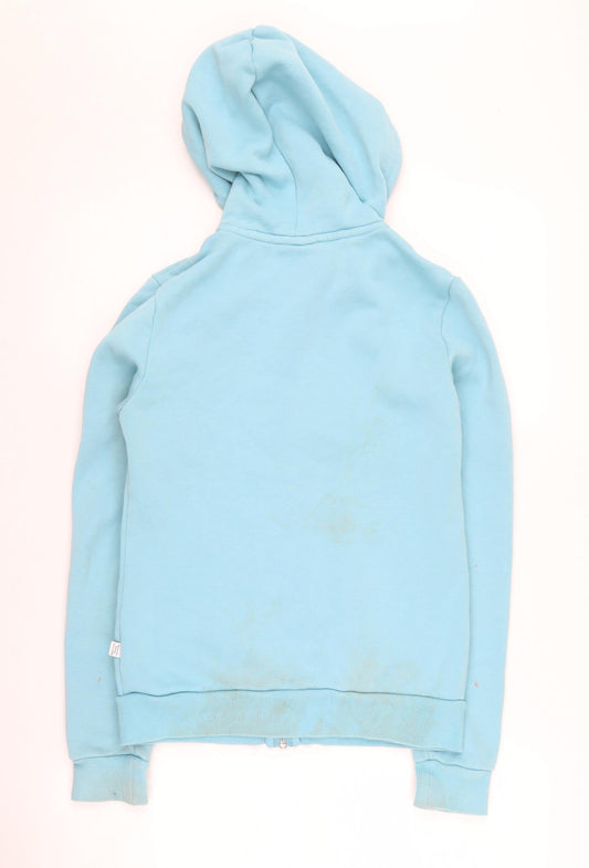 Puma Women's Blue Full Zip Hoodie Size 8