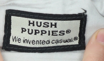 Hush Puppies Men's Black Straight Trousers 32
