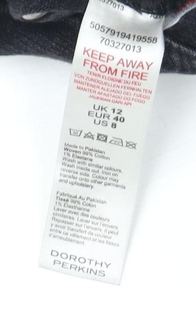 Dorothy Perkins Women's Black Size 12 Denim Jeans