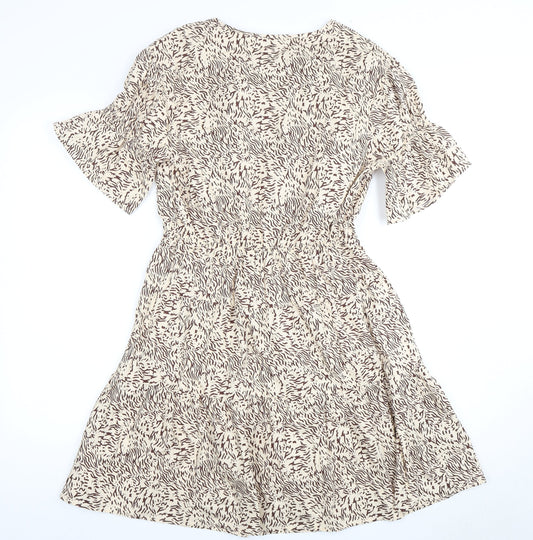 Marks and Spencer Women Brown J2 V-Neck Dress