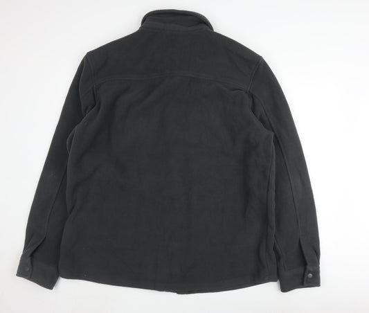 Brave Soul Men's Black XL Fleece Jacket