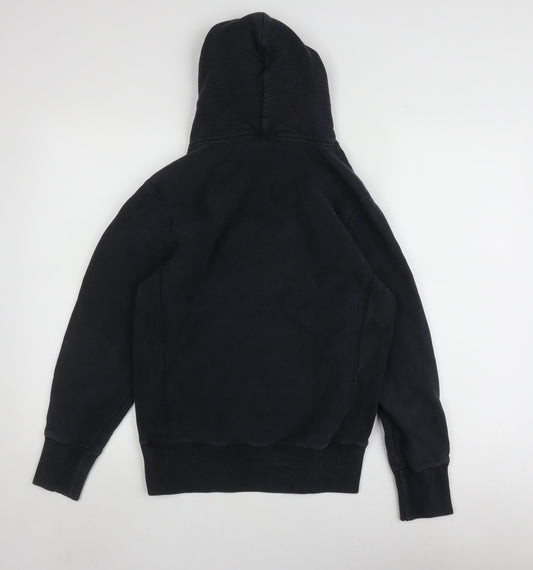 Mens UK Size M Champion Black Pullover Hoodie