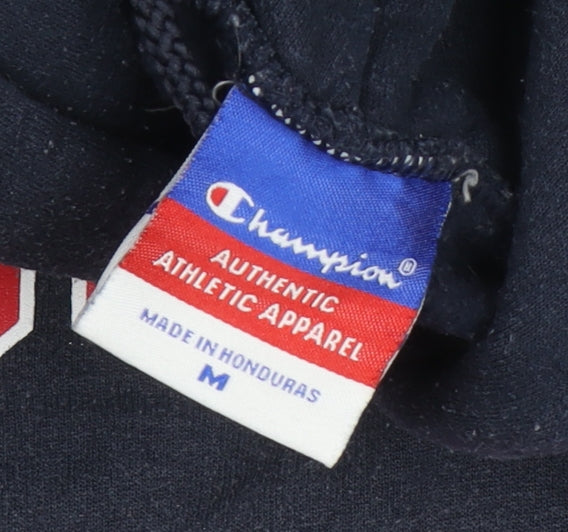 Mens UK Size M Champion Black Pullover Hoodie