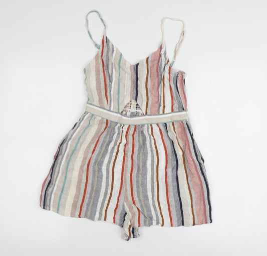 Womens UK Size S American Eagle Outfitters Multicoloured Playsuit