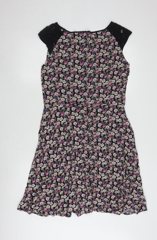 Warehouse Women's Multicoloured Floral A-Line Dress 16