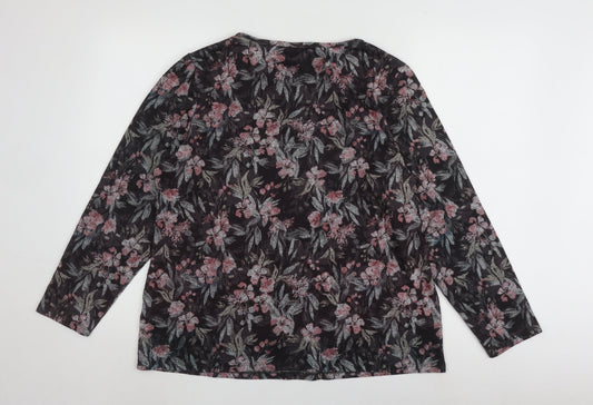 Cotton Traders Women's Floral Blouse, Size 16