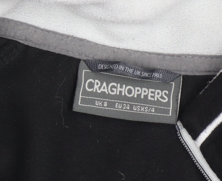 Craghoppers Women's Black Fleece Pullover Sweatshirt Size 8