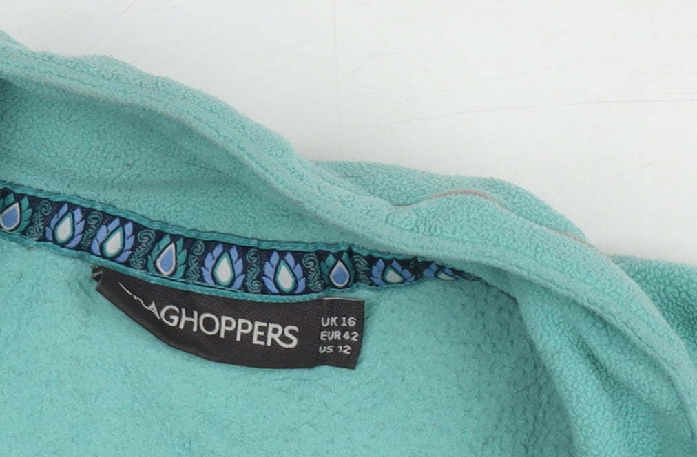 Craghoppers Women's Green Fleece Pullover Sweatshirt, Size 16