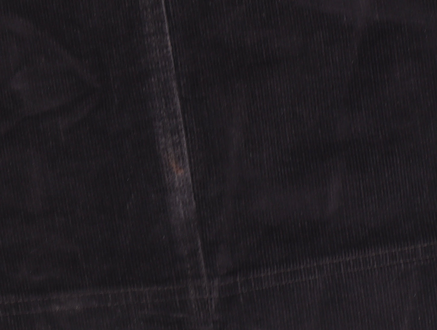 Mandarin Women's Black Corduroy Pencil Skirt with Pockets - Size 8