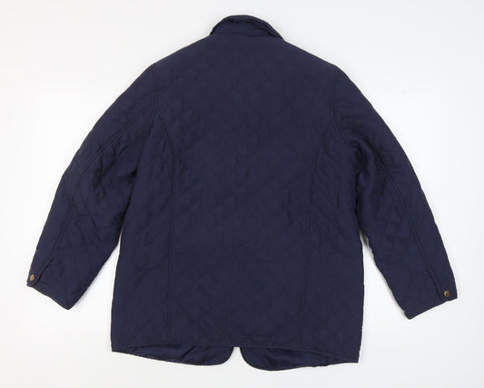 Classics Women’s Blue Quilted Jacket Size 14