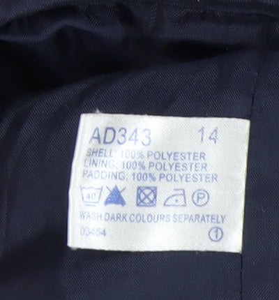 Classics Women’s Blue Quilted Jacket Size 14