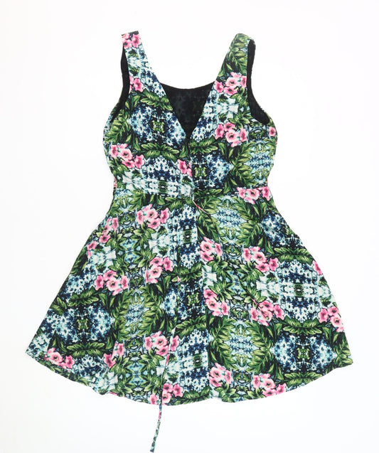 Forever 21 Women's Multicoloured A-Line Short Dress