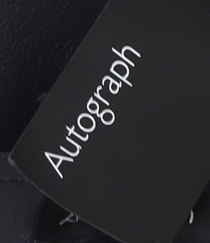 Marks and Spencer Women's Black Leather Skirt Size 6