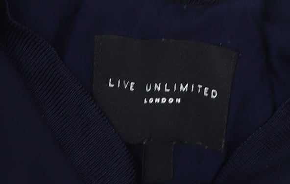 Womens UK Size 20 Live Unlimited London Blue Basic Blouse