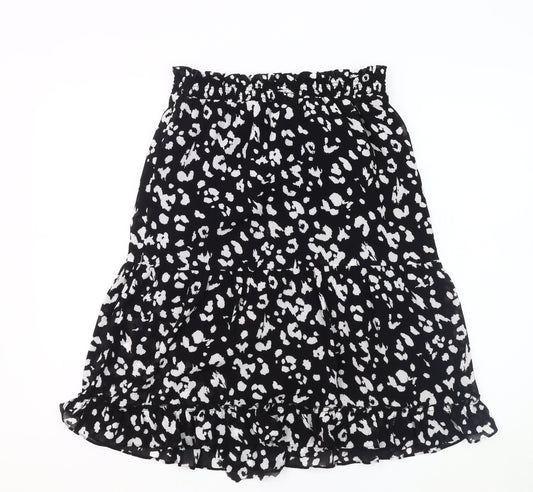 Marks and Spencer Women's Black Animal Print Skirt