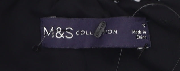 Marks and Spencer Women's Black Animal Print Skirt