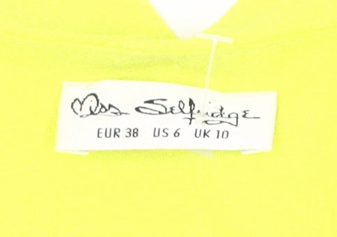 Miss Selfridge Women’s Yellow Jumpsuit Size 10