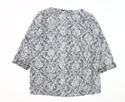 Womens UK Size 16 Marks and Spencer Grey Pullover Jumper