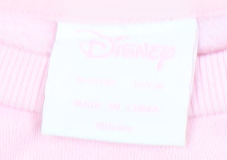 Disney Pink Angel Girls Pullover Sweatshirt, M, Graphic Print