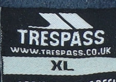 Trespass Men's Blue XL Fleece Pullover Sweatshirt