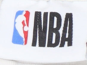 Unisex Adults UK Size XL NBA White Basic T-Shirt