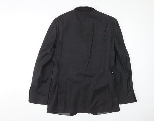Mens UK Size 38 T.M.Lewin Regular Grey Suit Jacket