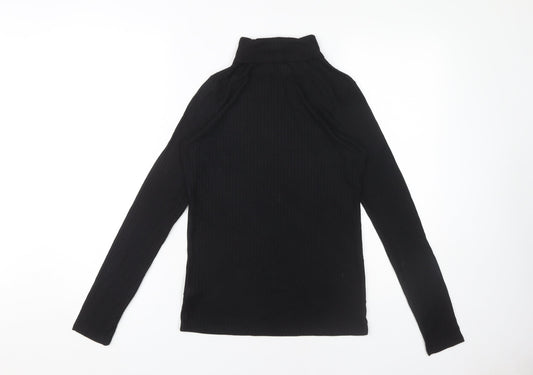 Womens UK Size 8 NEXT Black Basic T-Shirt