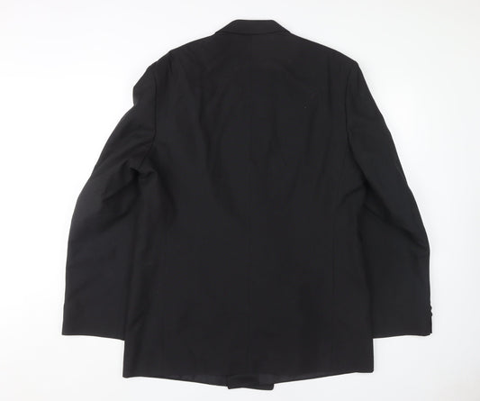 Mens UK Size 44 Centaur Regular Black Suit Tuxedo