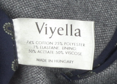 Viyella Men's Grey Blazer Jacket 40R Regular Fit
