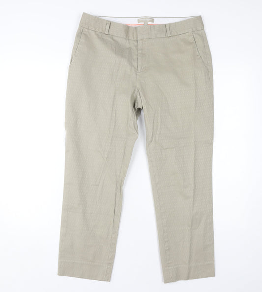 Womens UK Size 8 Banana Republic Regular Fit Chino Beige Trousers
