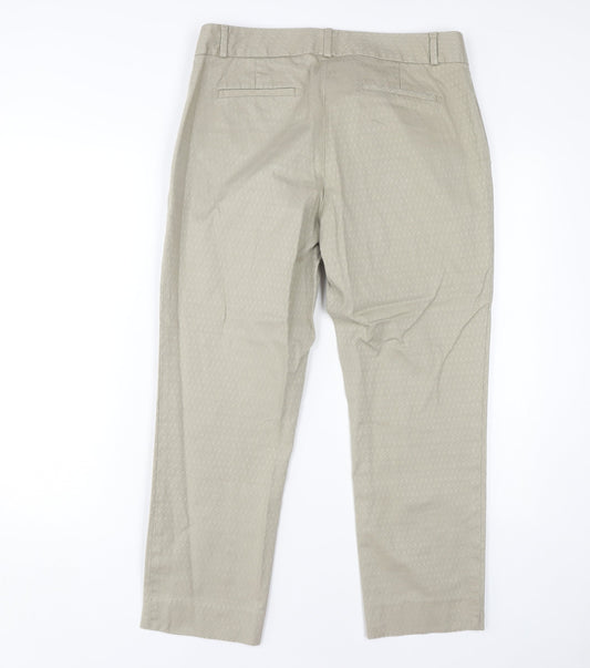 Banana Republic Women's Beige Chino Trousers Size 8