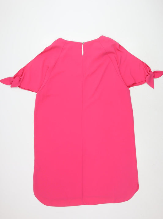 Dorothy Perkins Women's Pink Flutter Sleeve Dress