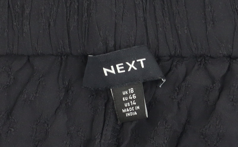 Next Women's Black Shorts Size 18 - Classic Elegance