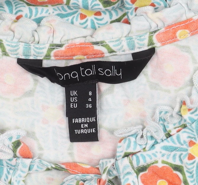 Long Tall Sally Women’s Orange Floral Shift Dress