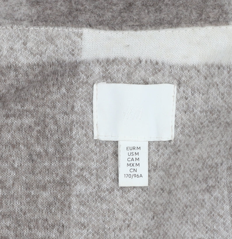 Womens UK Size M H&M Grey Basic Jacket