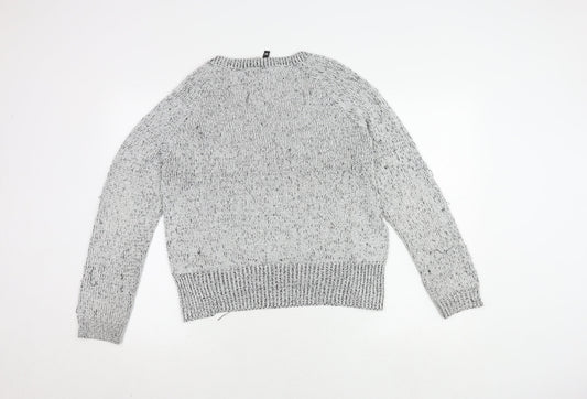 Womens UK Size M H&M Black Pullover Jumper