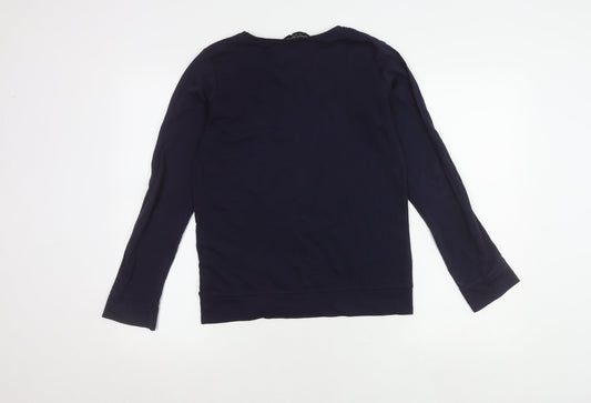 Womens UK Size 6 Dorothy Perkins Blue Basic T-Shirt