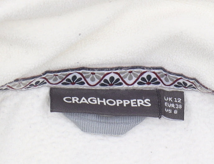Womens UK Size 12 Craghoppers White Basic Jacket
