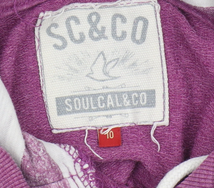 Soulcal & Co Women’s Purple Hoodie UK Size 12
